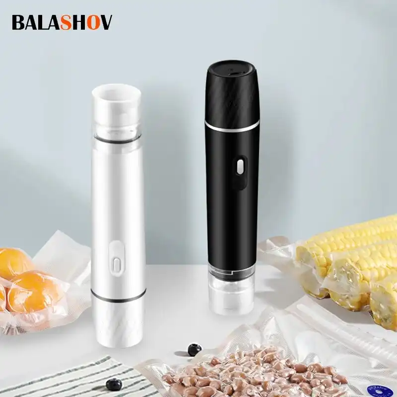 Mini Handheld Vacuum Food Sealer — Keep Food Fresh 10x Longer (USB Rechargeable)