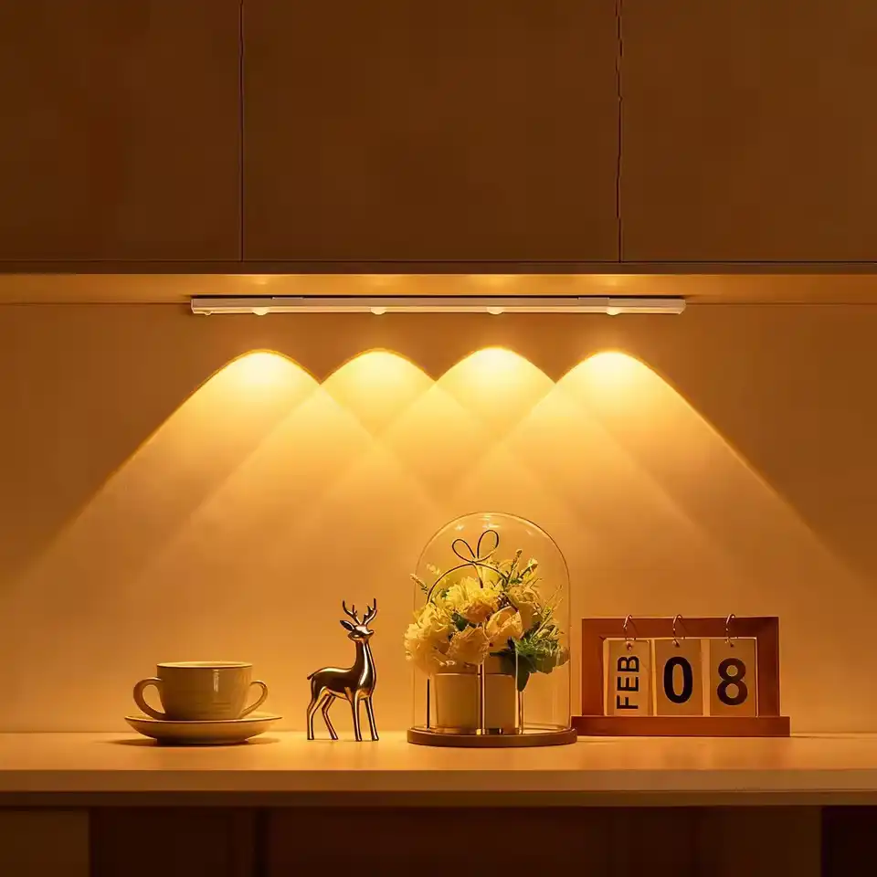 Motion Sensor LED Cabinet Light — USB Rechargeable, Wireless Under-Cabinet Light